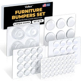 CLEARGRIP 104-Piece Bumper Set – Simple, No-Fuss Cabinet Cushions for Capsule Wardrobes and Minimalist Living