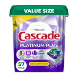 Cascade Platinum Plus Dishwasher Pods — Child-Friendly Cleanup Solution for the Playroom-Adjacent Kitchen, Plumbing-Safe Formula