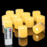 Homemory Flickerless Tea Candles – Cool to Touch Safe Lighting for Mantels, Tables, and Hard to Reach Shelves