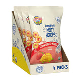 Earth's Best Organic Melty Hoops – First Finger Food Snack for Babies 8 Months and Up, Self-Feed Practice in the High Chair