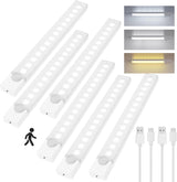 LuminWick Under Cabinet LED – Flameless Motion-Activated Safety Light for Bedside Nightstands and Bathroom Vanities
