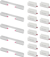 Govee Neon Rope Light Mounting Brackets – Bedroom Accent Wall Clips for H61D3 H61D5 H61D6, 20pcs White Holders for Cozy Ambient Lighting