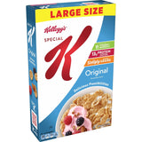 Kellogg's Special K Original Cereal – Fast Office Desk Snack for Busy Professionals, No-Prep RTE Cereal in a 12oz Box