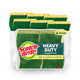 Scotch-Brite Heavy Duty Scrub Sponge – Heavy-Duty Cast Iron Scrubber for Quick Cleanup Between Cooking Sessions