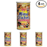 Hapi Snacks Mixed Crackers 6 Oz Can – Asian Snack Variety Gift Basket for Women, Housewarming and Birthday Present