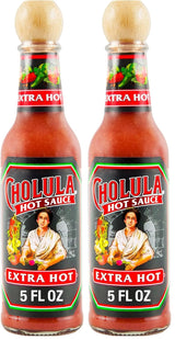 Cholula Hot Sauce Extra Hot – Birthday Gift for Mom Who Loves Spicy Food, 5 fl oz