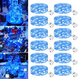 LuceAura Twinkle Lights Battery Powered – Living Room Centerpiece String Lights, 20 LED 7ft Dimmable Mood Lighting for Indoor Home Styling