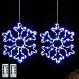 BlcTec Portable Snowflake Lights – Camping, Outdoor Dining, and Patio Holiday Glow