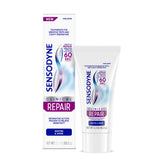 Sensodyne Clinical Repair Whiten & Shine Toothpaste – Refined Daily Indulgence for Stain-Prone Sensitive Smiles, 2.3 oz