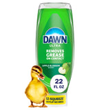 Dawn Ultra Apple Blossom 22 oz Dish Soap – Non-Abrasive Degreaser for Daily Wellbeing-Focused Chores