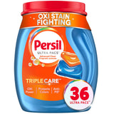 Persil Ultra Pacs Advanced Clean Oxi+Odor Power Laundry Detergent for Odor-Neutralizing Activewear and Wellness Routines, 60 Count