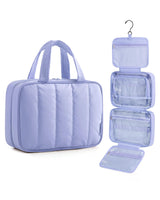 BAGSMART Travel Toiletry Bag – Elegant Housewarming Gift for Frequent Flyers, Four-Compartment Cosmetic Case