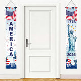 AhfuLife World Soccer Cup 2026 Hanging Couplet Set Thoughtful Housewarming and Holiday Gift for Sports Loving Hosts (Style 2)