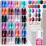 Teenitor Tween Press On Nails – Easy Application Manicure Set for Birthday Parties and School Events