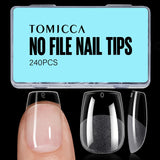 TOMICCA 12-Size Nail Tip Set – Intentional At-Home Manicure for Your Weekly Reset Routine