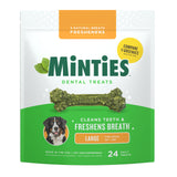 Minties FreshBites Dental Chews for Dogs – Mindful Daily Wellness Treat, Low-Calorie 7.5 Cal Reward, 100 Ct