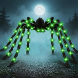 Anditoy Decorative Halloween Spider Centerpiece – Soft Glow Home Accent for Porch, Den and Seasonal Interior Styling