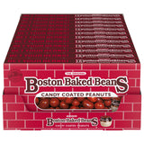 Wonka Boston Baked Beans Sweet and Salty Candy-Coated Peanut 4.3 oz Boxes for Backyard Movie Nights and Patio Gatherings, Pack of 12