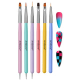 BrushLovers Professional Nail Art Brushes Kit – Housewarming Gift for the Aspiring Nail Artist in Your Life