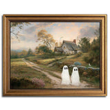 Wemandh Simple Framed Fall Print – Understated Autumn Decor for Capsule Gallery Wall and Reading Corner