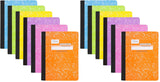 Mead Composition Notebook Bundle – Six Bright Color Notebooks for Grade-School Kids, Wide Ruled with Reference Charts