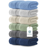 WhiteClassic Luxury Housewarming Gift – 6-Piece Turkish Cotton Hand Towels Ready to Gift for Mom and Her