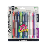 Zebra Pen Z-Grip Pen and Pencil Set for Back-to-School Kids, 18-Pk Non-Toxic Latex-Free Combo for the Homework Table