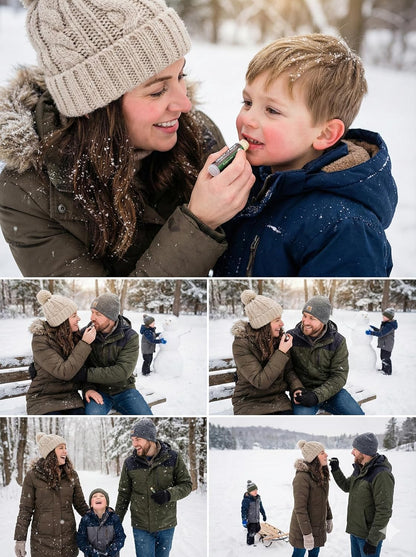 Earth's Daughter Organic Lip Balm – Simple Single-Formula Balm for the Intentional Capsule Beauty Kit