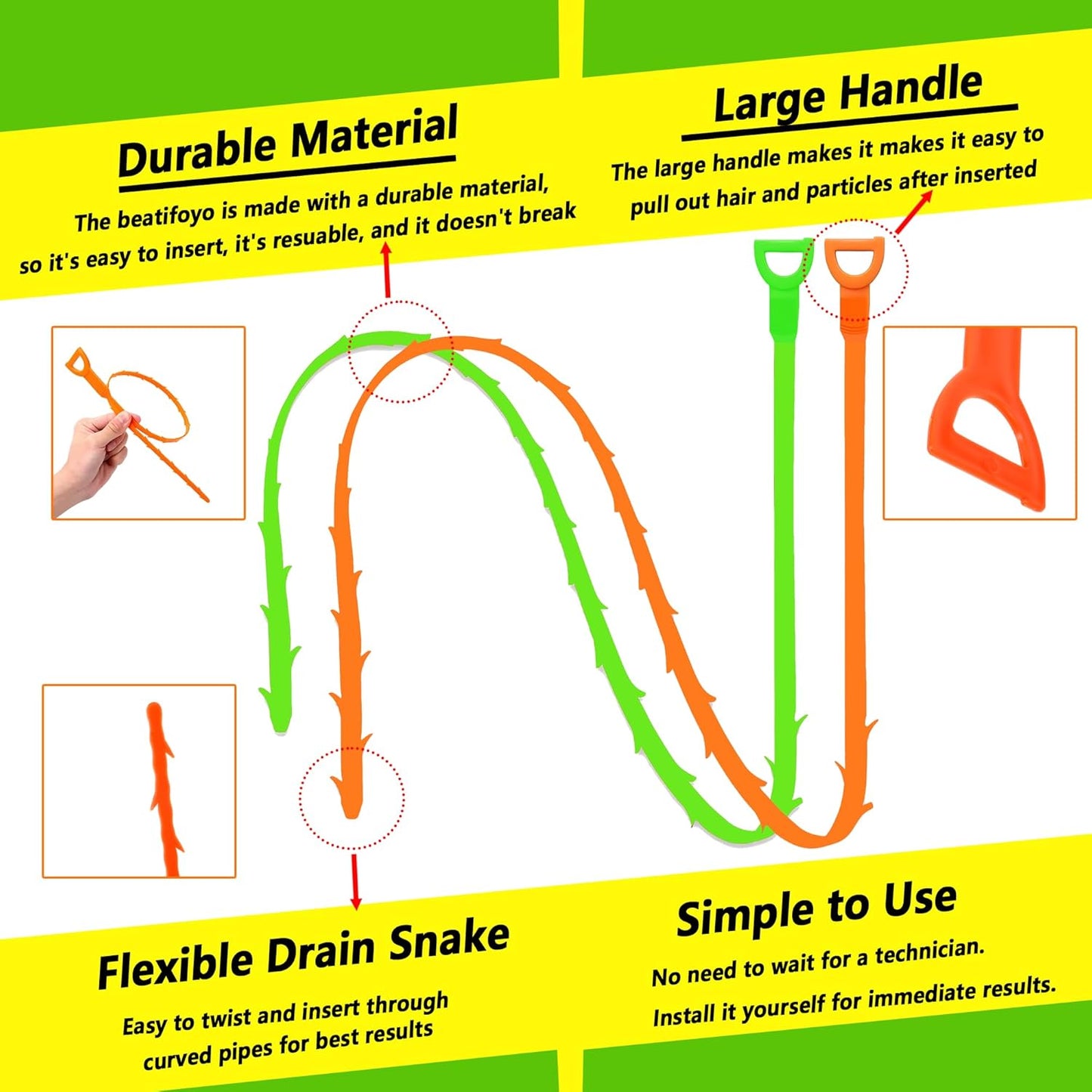 0.45-inch slim profile to fit most standard residential drain openings