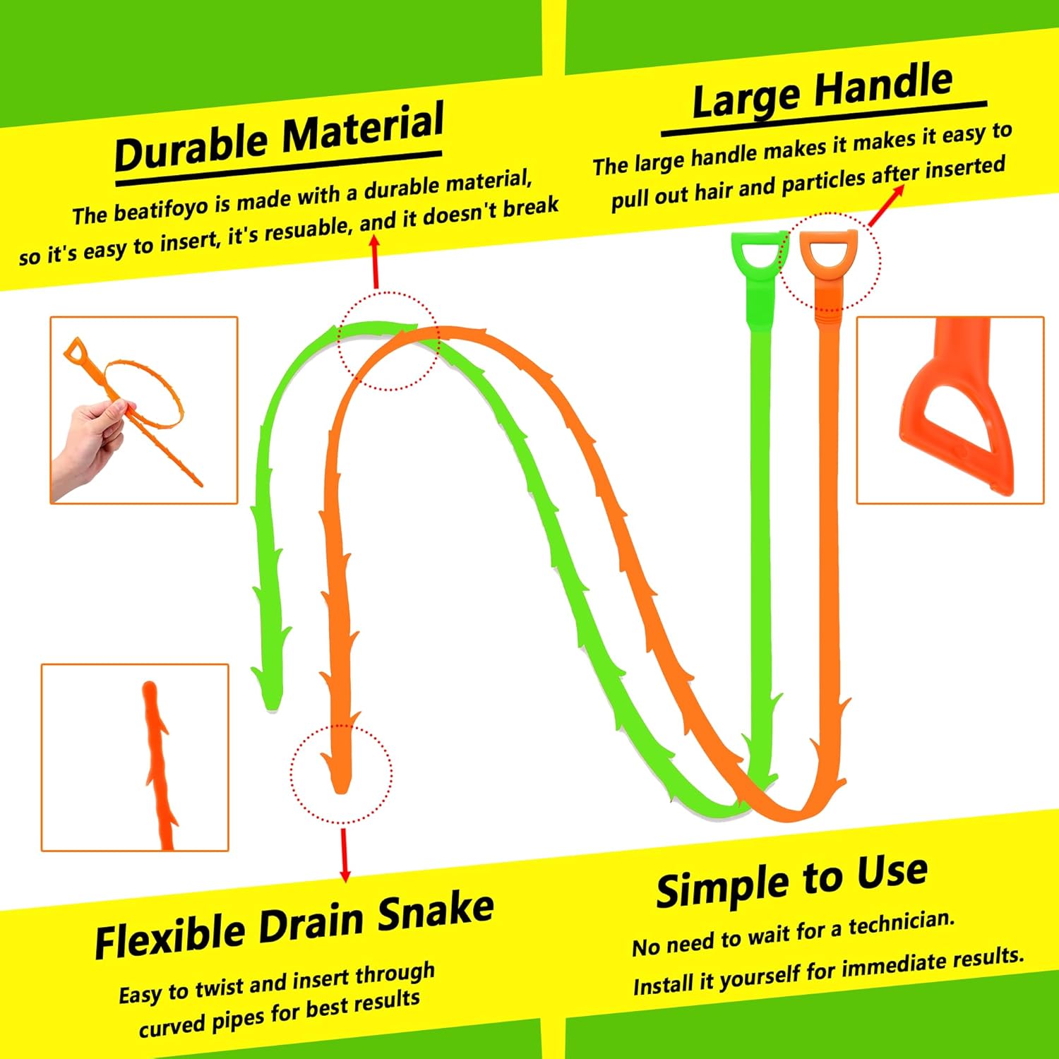 0.45-inch slim profile to fit most standard residential drain openings