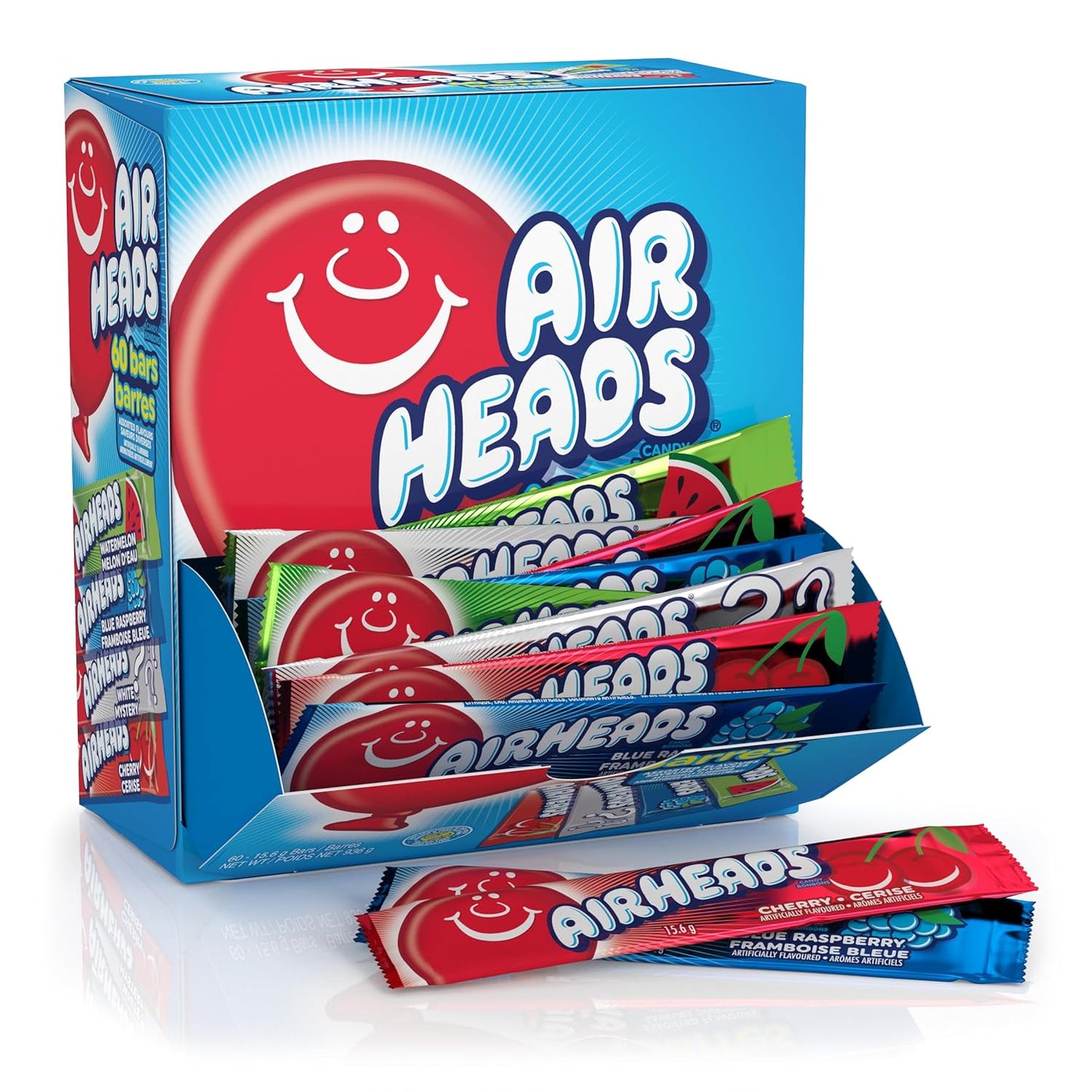 0.55 oz full-size individually wrapped taffy bars