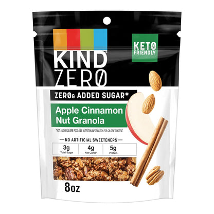 0g added sugar and no artificial sweeteners or sugar alcohols (keto-compliant)