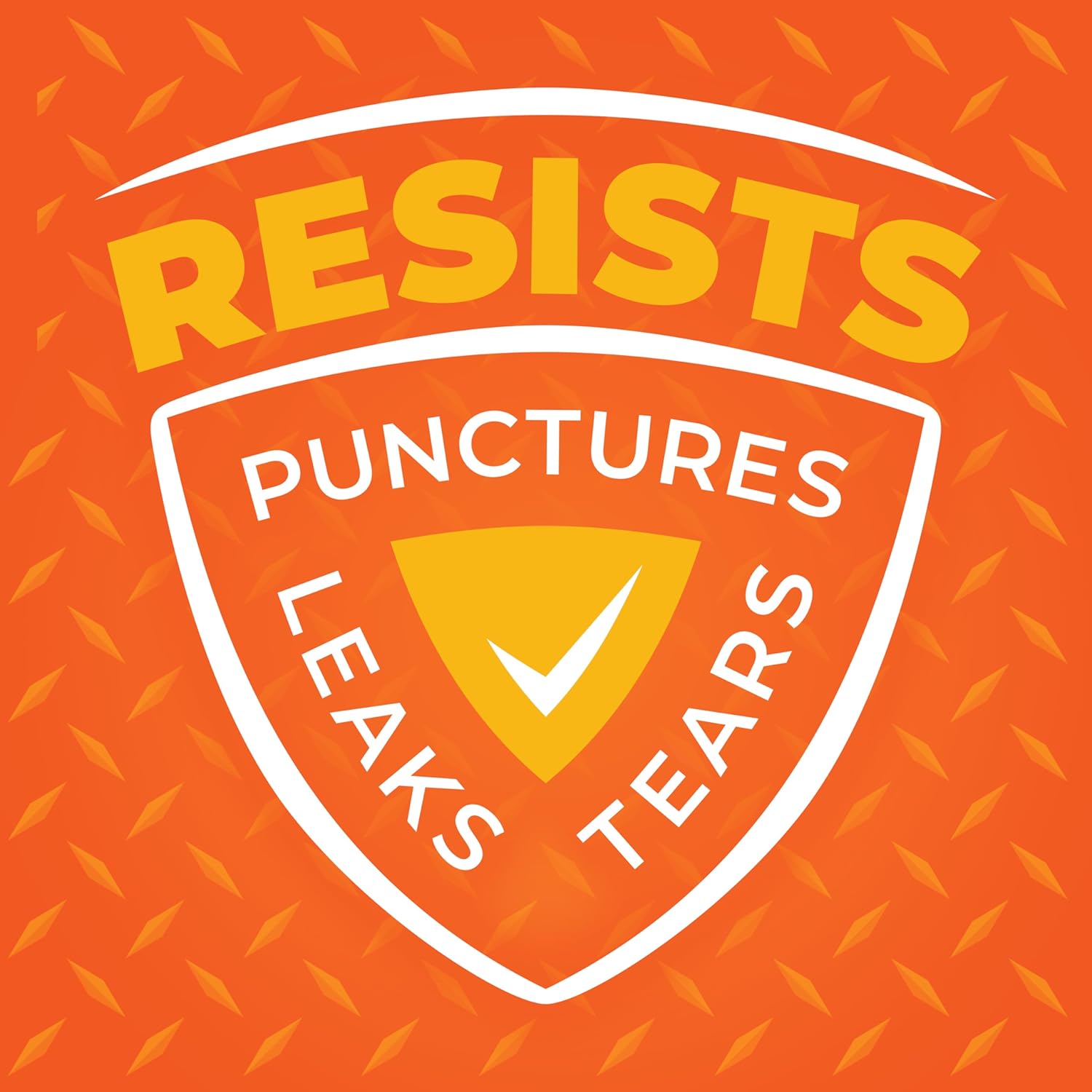 1.05 mil heavy-duty plastic thickness for puncture, rip, and leak resistance