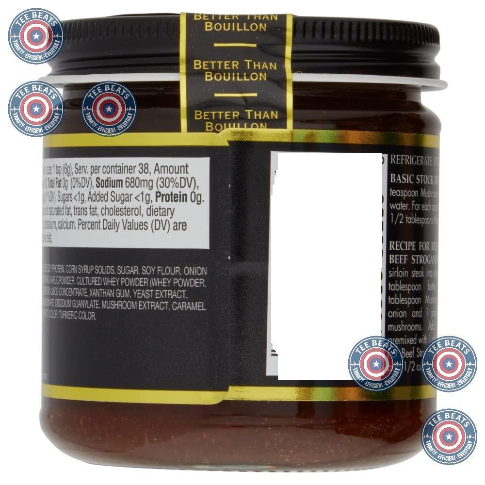 1/3 less sodium than competing bouillon products