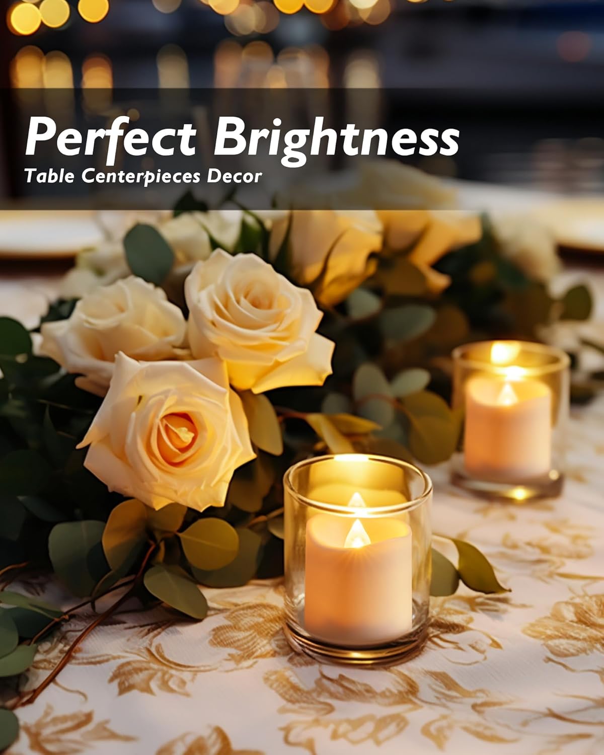 1.5 x 1.5 x 1.6 inch dimensions compatible with most standard votive holders