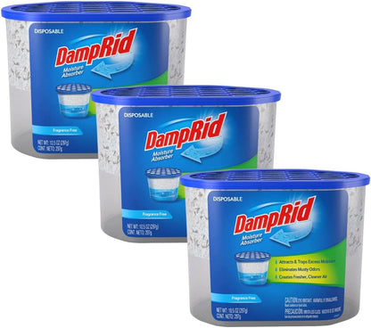 10.5 oz disposable moisture-absorbing container per unit, sold in 3-pack configuration