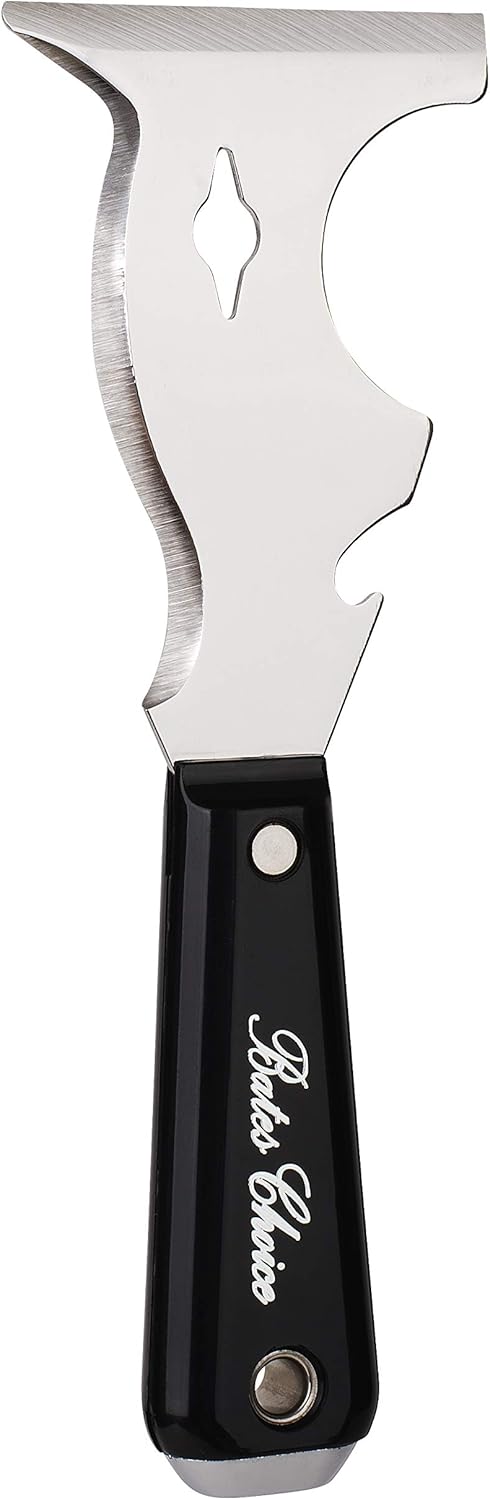 10-in-1 multi-function blade profile for scraping, puttying, spackling, and opening