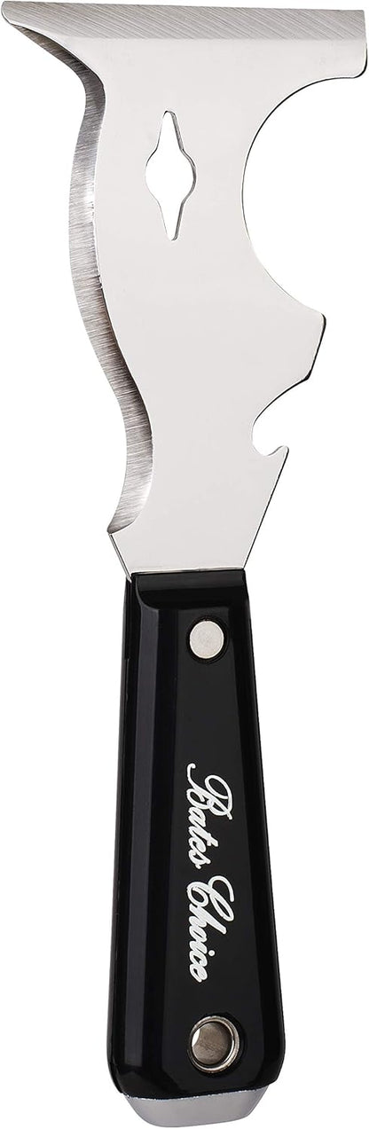 10-in-1 multi-function blade profile for scraping, puttying, spackling, and opening