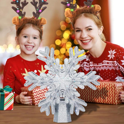10-inch snowflake with conical-column tree attachment base