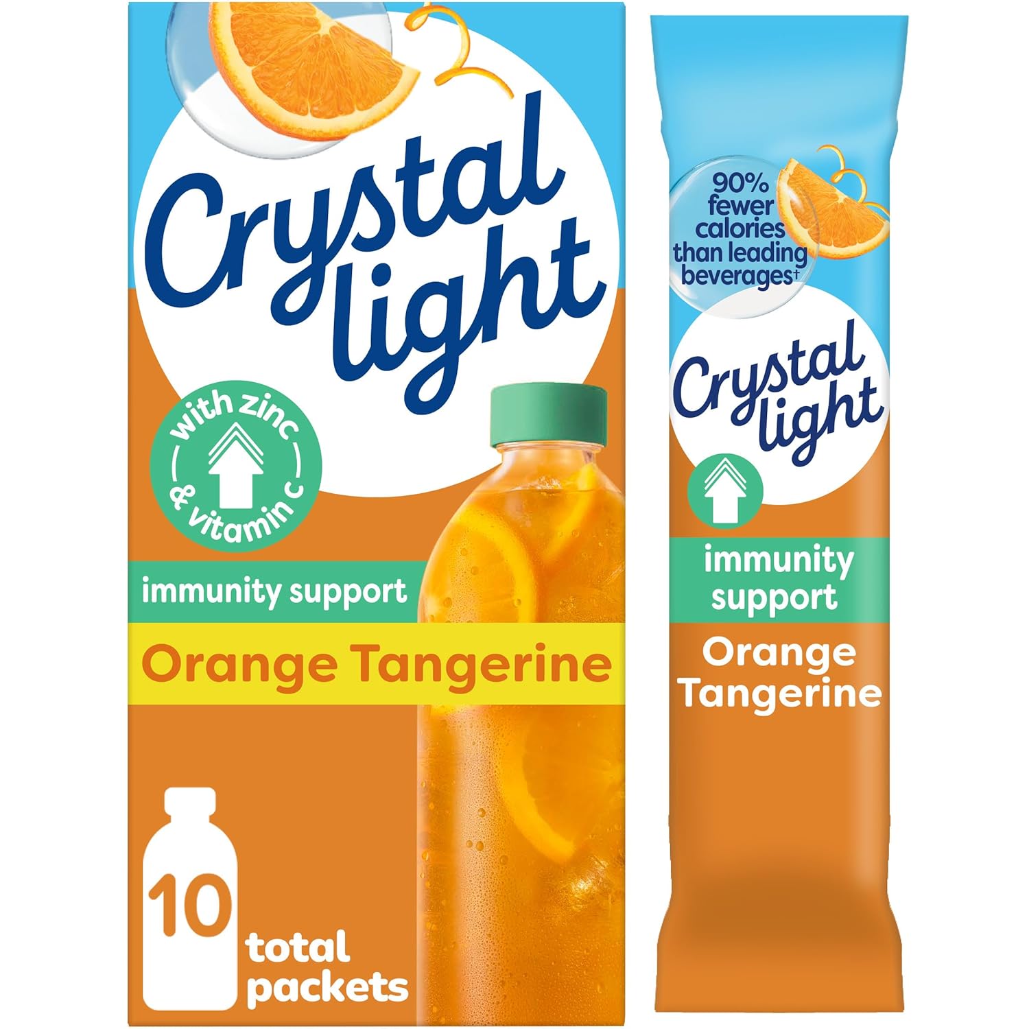 10 individual .07 oz on-the-go powder packets