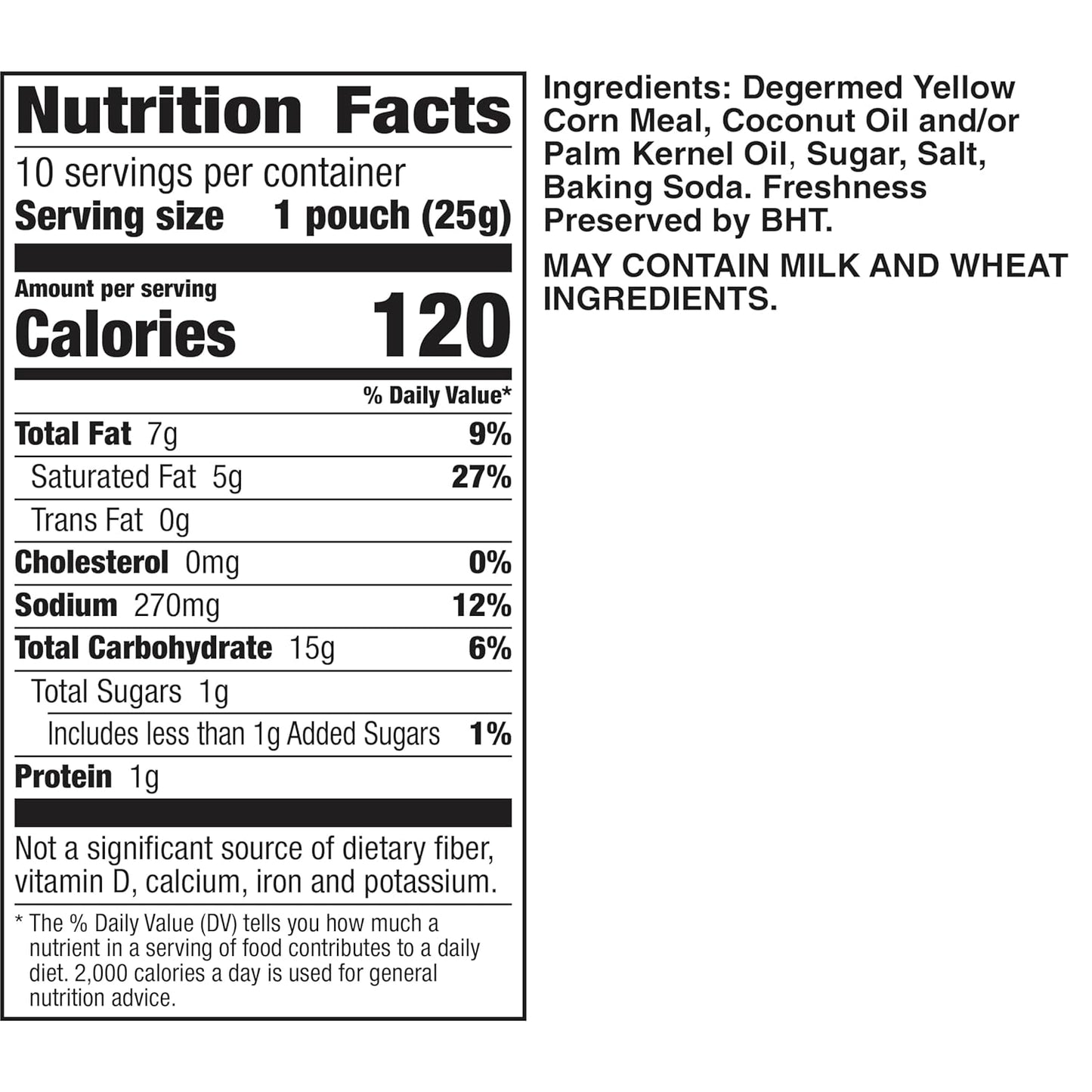 10 individually wrapped single-serve bags for portion control and freshness