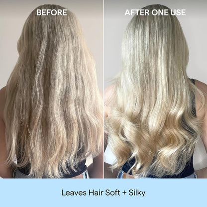 10-minute deep conditioning treatment time with up to 2x stronger hair after three uses