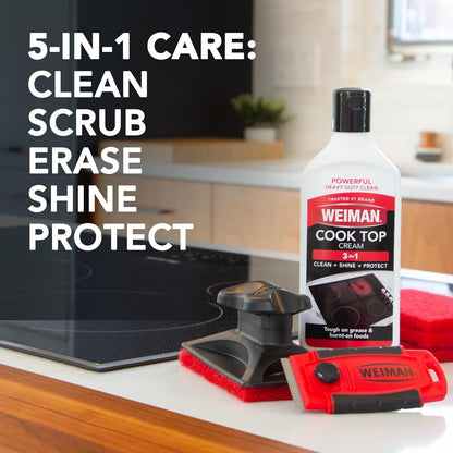 10 oz non-abrasive cooktop degreaser cream with micro-bead technology