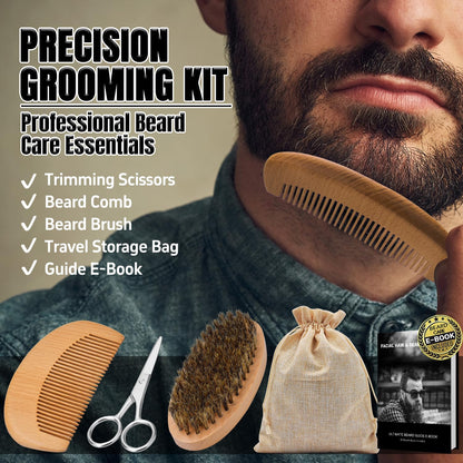 Beard Kit – Sophisticated Beard Maintenance Set, Eight Scent Options, Gift-Ready Packaging