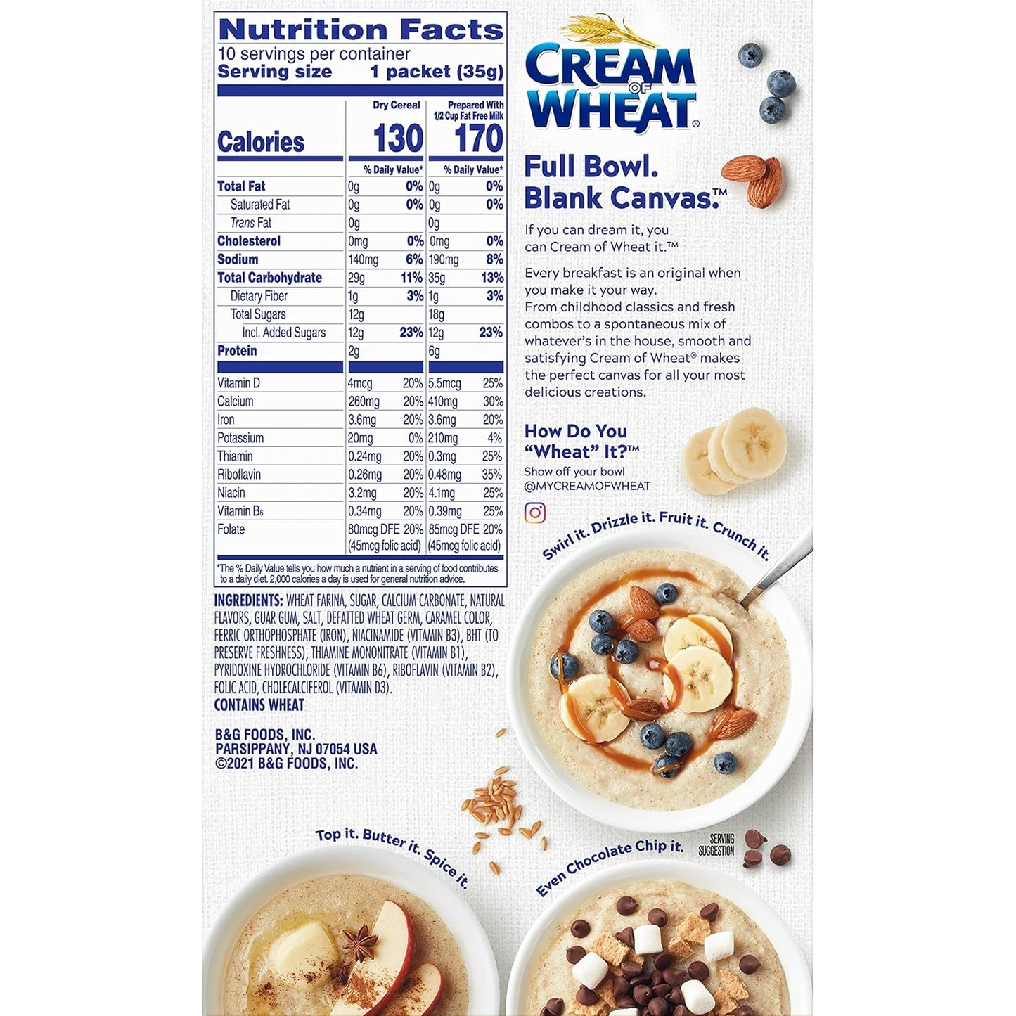 10 single-serve 1.23 oz packets per box for built-in portion control