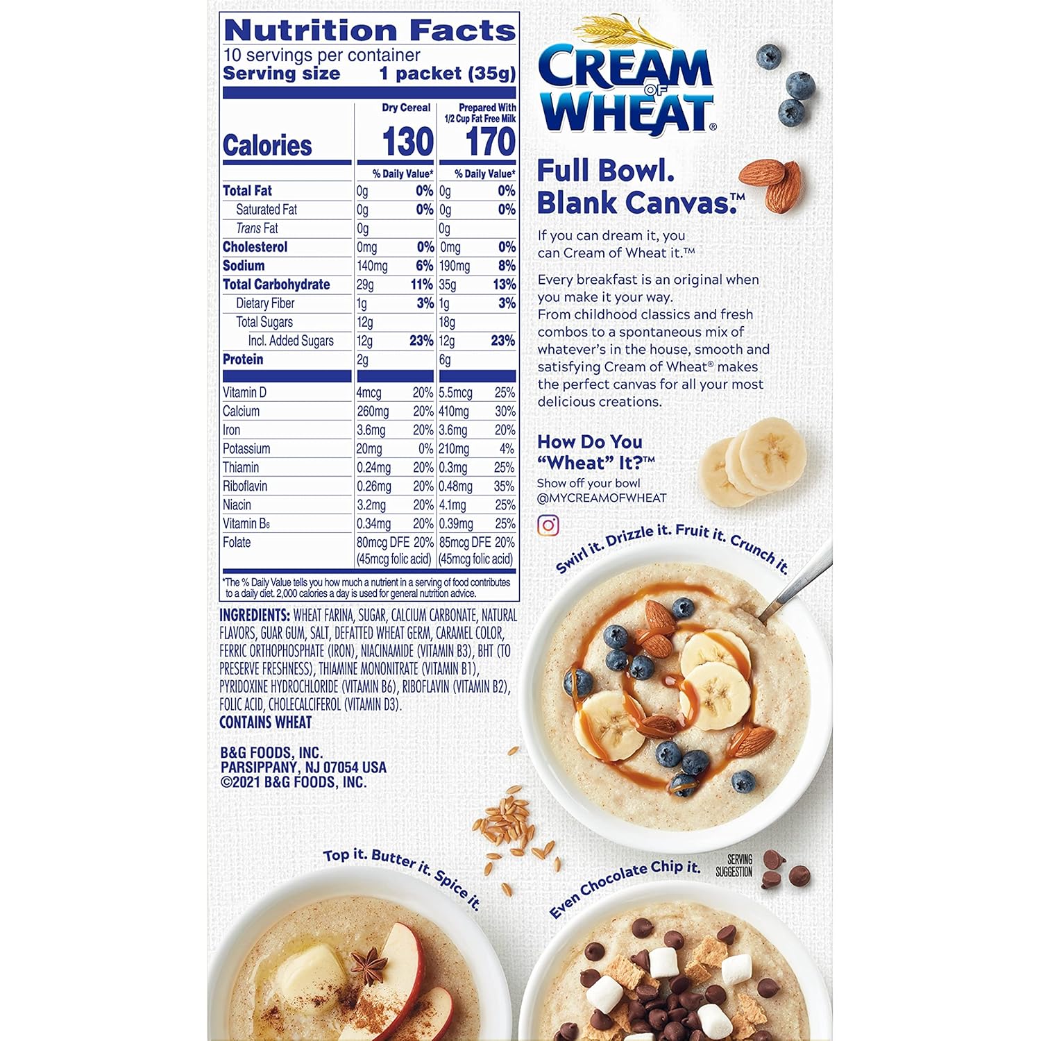 10 single-serve 1.23 oz packets per box for built-in portion control