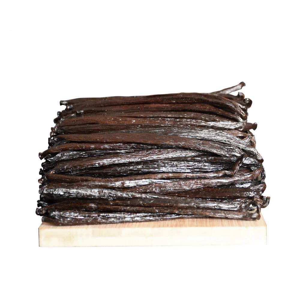10 whole grade a madagascar vanilla pods per pack