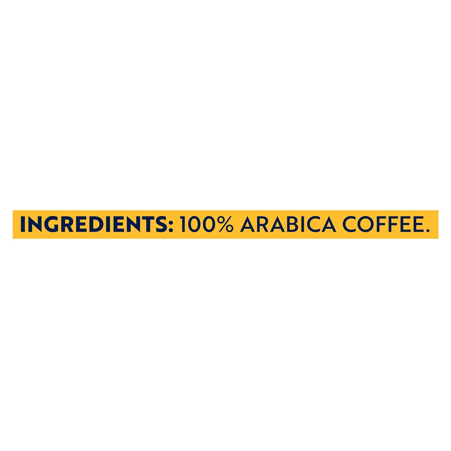 100% arabica coffee beans sourced globally