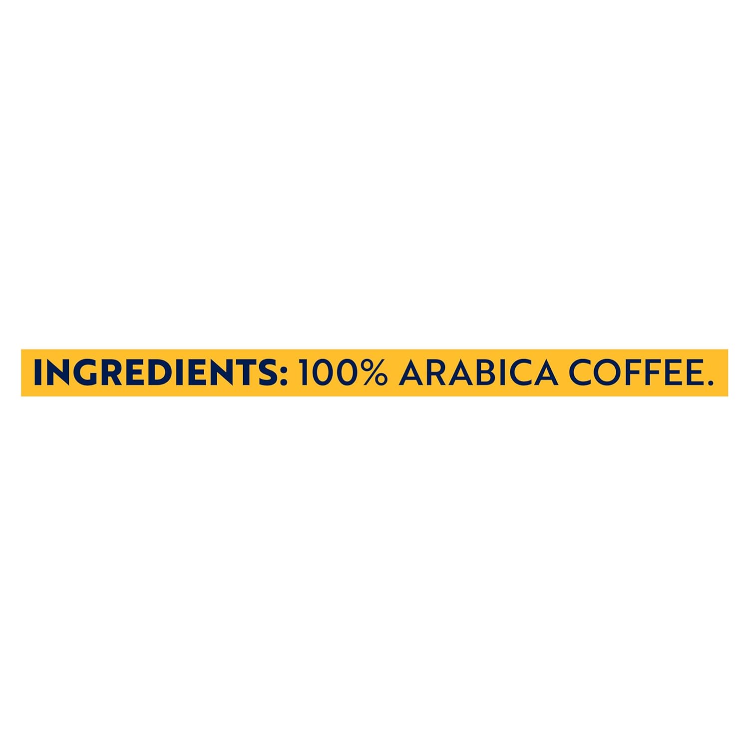100% arabica coffee beans sourced globally