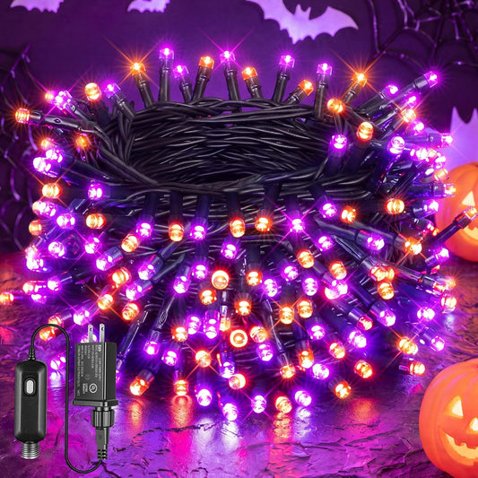 100 bright leds across a 33ft waterproof string (scaled up to 1000 leds in larger variants)